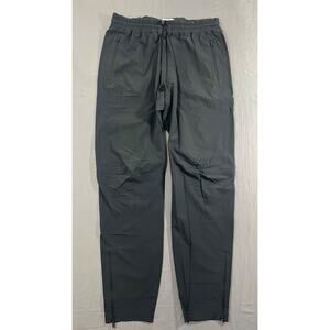 Reigning Champ Pants Mens Medium Black Nylon Stretch Athletic Jogger Zip Pocket
